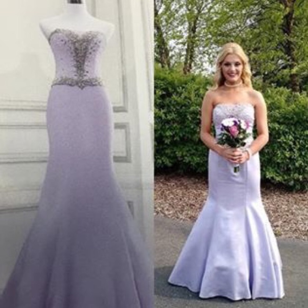 Lilac prom dress